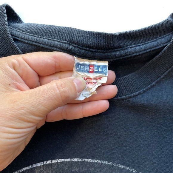 Vintage Mortal Kombat MEDIUM Logo Short Sleeve Cotton TShirt Adult Black Jerzees - Picture 4 of 8